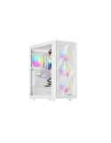 Кутия за компютър Genesis DIAXID 605 RGB Mini Tower Window, White - NPC-2173