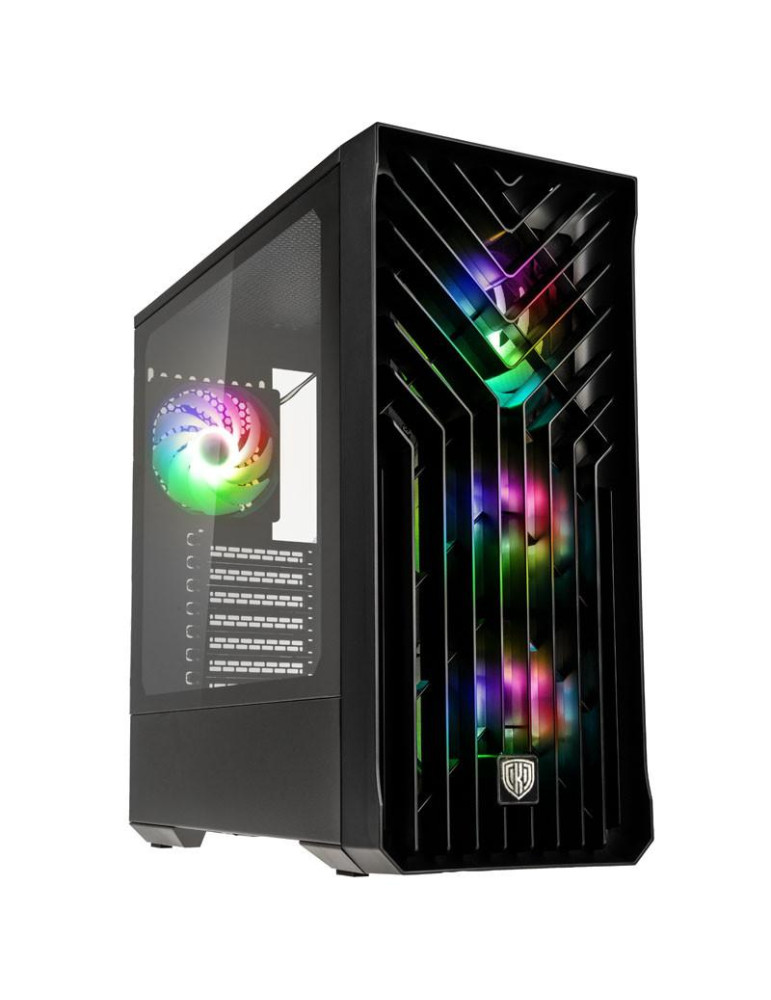 Кутия за компютър Kolink Unity Cascade ARGB Mid-Tower, Black - PGW-CH-KOL-125