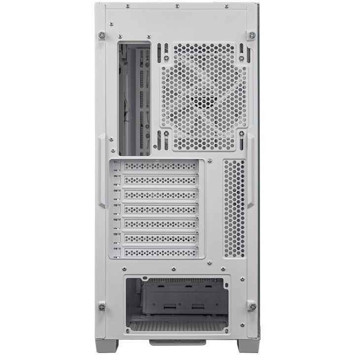 Кутия за компютър Cougar Uniface RGB, Mid Tower, Mesh Front Panel, 4 x 120mm ARGB Fans, TG Left Panel, White - CGR-5C78W-RGB