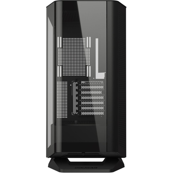 Кутия за компютър Cougar FV270, Mid tower, Tempered, Curved Glass Perimeter, Up to 9 Fans (1x120mm RGB), Black - CGR-58M6B