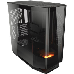 Кутия за компютър Cougar FV270, Mid tower, Tempered, Curved Glass Perimeter, Up to 9 Fans (1x120mm RGB), Black - CGR-58M6B