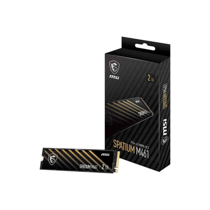 SSD диск MSI 2TB SPATIUM M461 PCIE 4, 5000/4200MB/s - S78-440Q550-P83