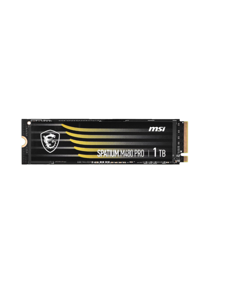 SSD диск MSI 1TB SPATIUM M480 PRO PCIe 4.0 NVMe M.2, 7400MB/6000MBMB/s - S78-440L1G0-P83