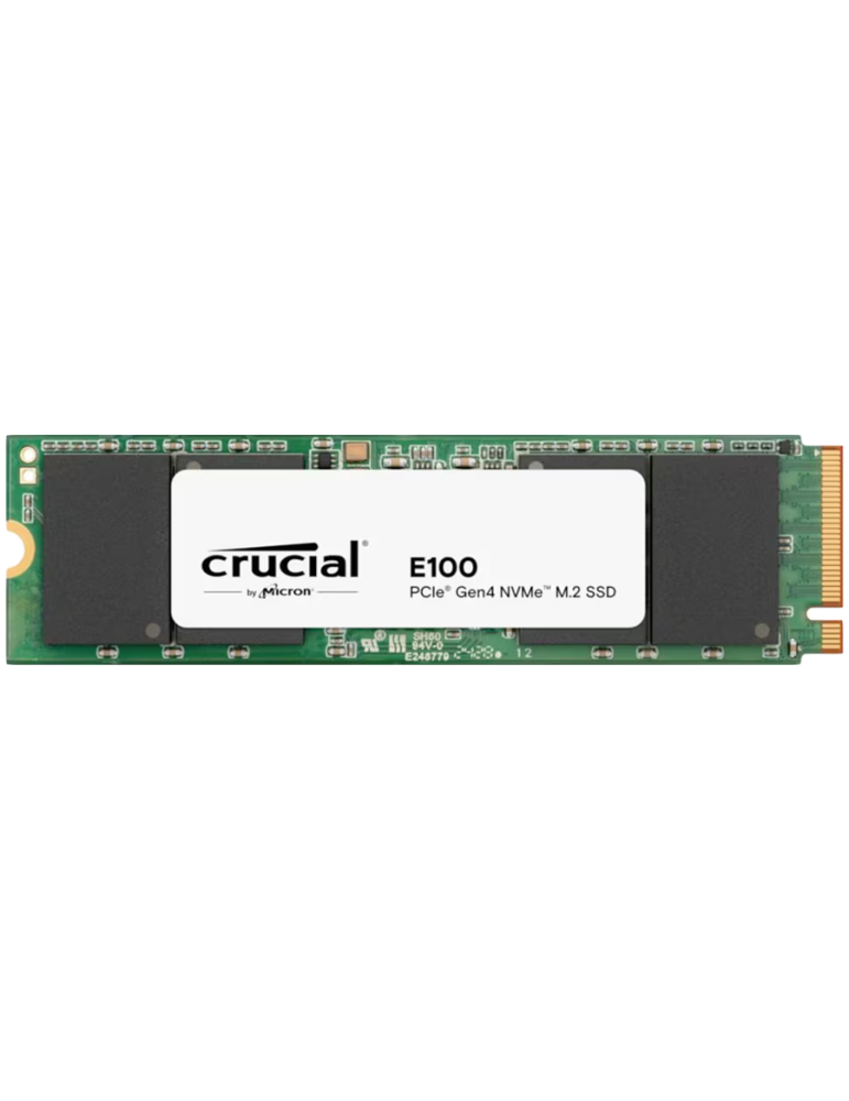 SSD диск Crucial E100 1TB PCIe 4.0 Gen4 M.2 2280 NVMe, 5000/3000 MB/s - CT1000E100SSD8