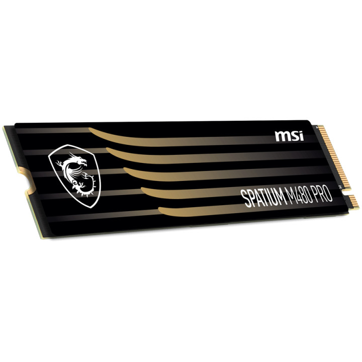 SSD диск MSI 2TB SPATIUM M480 PRO PCIe 4.0 NVMe M.2, 7400/7000 MB/s
