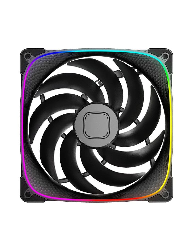 Вентилатор Geometric Future Squama 2503B-14, 140mm, ARGB, Black - GEO-2503B-14