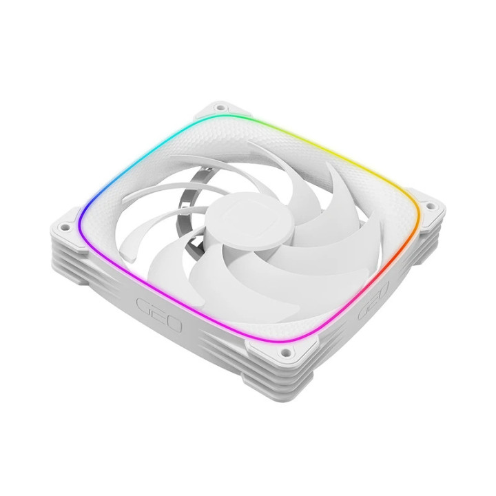 Вентилатор Geometric Future Squama 2503W-14, 140mm, ARGB, White - GEO-2503W-14