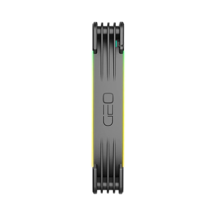 Комплект вентилатори Geometric Future 3-in-1 140mm, Squama 2503B-14 Black - GEO-2503B-14-PACK