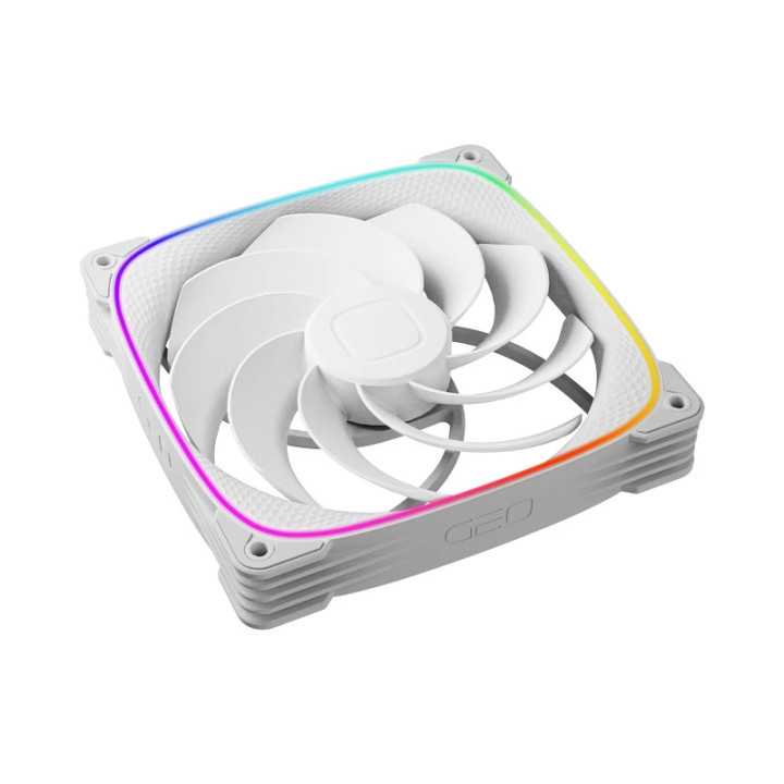 Комплект вентилатори Geometric Future 3-in-1 140 mm, Reversed, Squama 2503RW-14 White - GEO-2503RW-PACK
