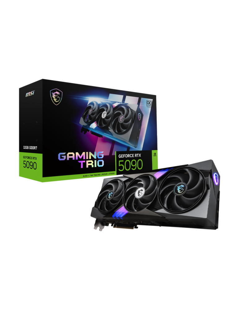 Видео карта MSI Nvidia GeForce 5090 32G GAMING TRIO OC, 32GB GDDR7, 512bit