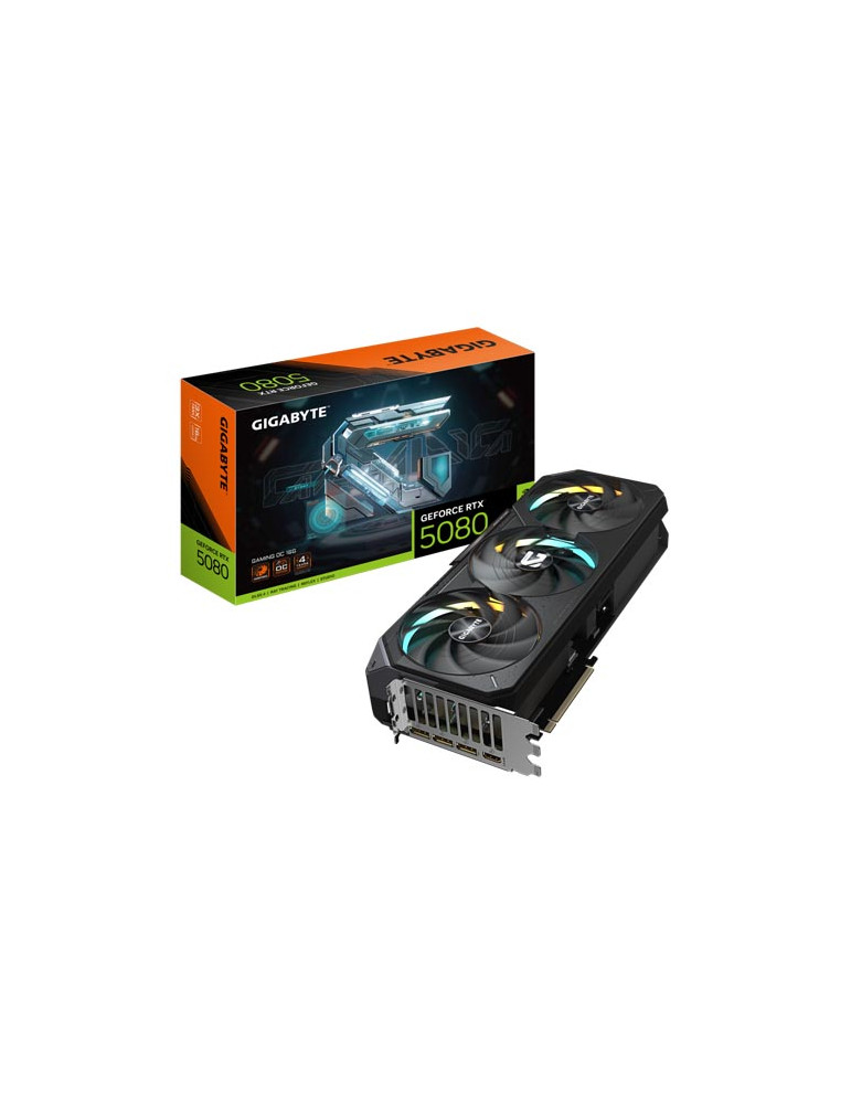 Видео карта Gigabyte GeForce RTX 5080 GAMING OC 16GB GDDR7, 256bit - GV-N5080GAMING OC-16GD