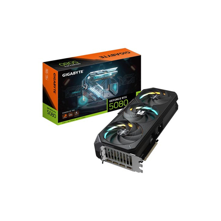 Видео карта Gigabyte GeForce RTX 5080 GAMING OC 16GB GDDR7, 256bit - GV-N5080GAMING OC-16GD