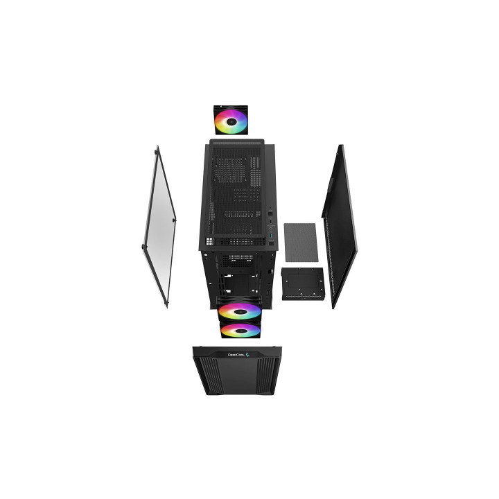 Кутия за компютър DeepCool CC360 A-RGB, ATX - R-CC360-BKAPM3-G-1