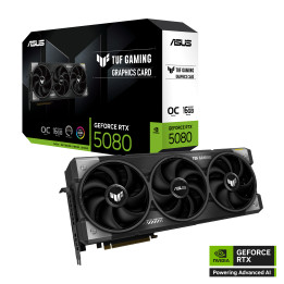 Видео карта Asus TUF Gaming GeForce RTX 5080 OC 16GB GDDR7 - TUF-RTX5080-O16G-GAMING