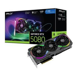 Видео карта PNY GeForce RTX 5080 16GB ARGB Triple Fan OC - VCG508016TFXXPB1-O