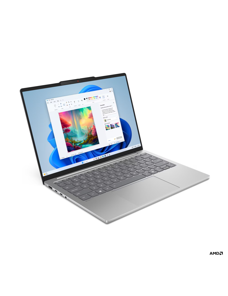 Лаптоп Lenovo IdeaPad 5 SLIM 13 , AMD Ryzen 7 7735HS, 13.3" WUXGA IPS 400nits Anti-glare, 100% sRGB, 16GB RAM, 1TB SSD, Integrated AMD Radeon 680M, sliver - 83J20014BM