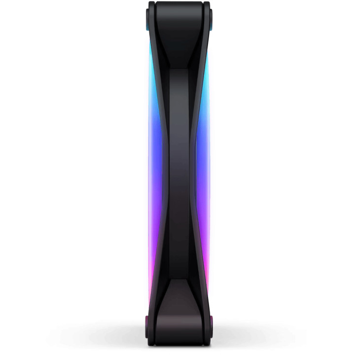 Вентилатор NZXT F140 RGB Duo, Черен - RF-D14SF-B1