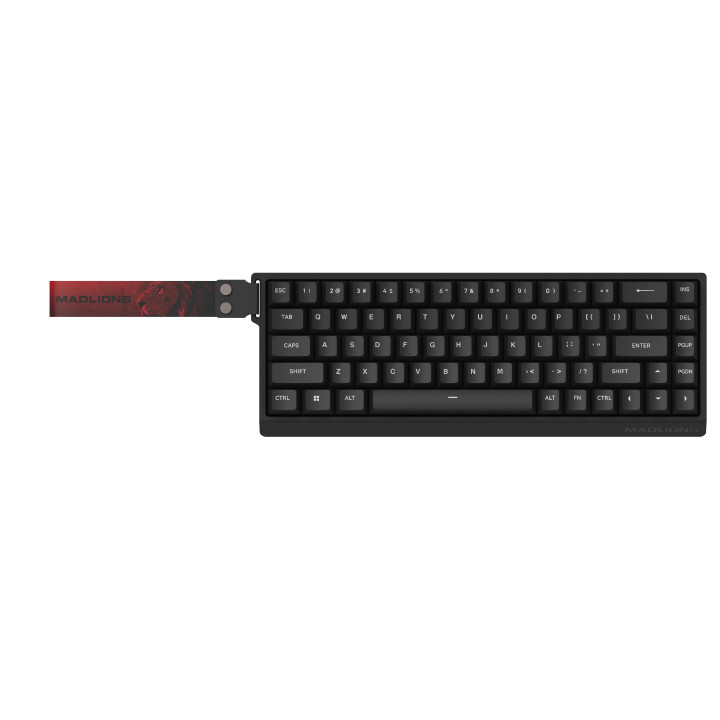 Професионална геймърска механична клавиатура Madlions MAD 68 HE RGB, 1K, Magnetic Amber Pro Switches, Black - MAD-68-HE-RGB-BK