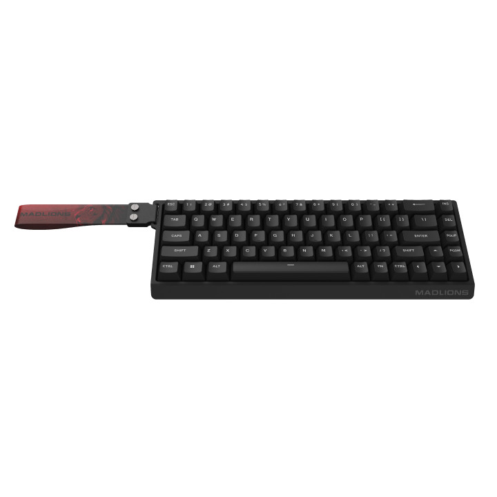 Професионална геймърска механична клавиатура Madlions MAD 68 HE RGB, 1K, Magnetic Amber Pro Switches, Black - MAD-68-HE-RGB-BK