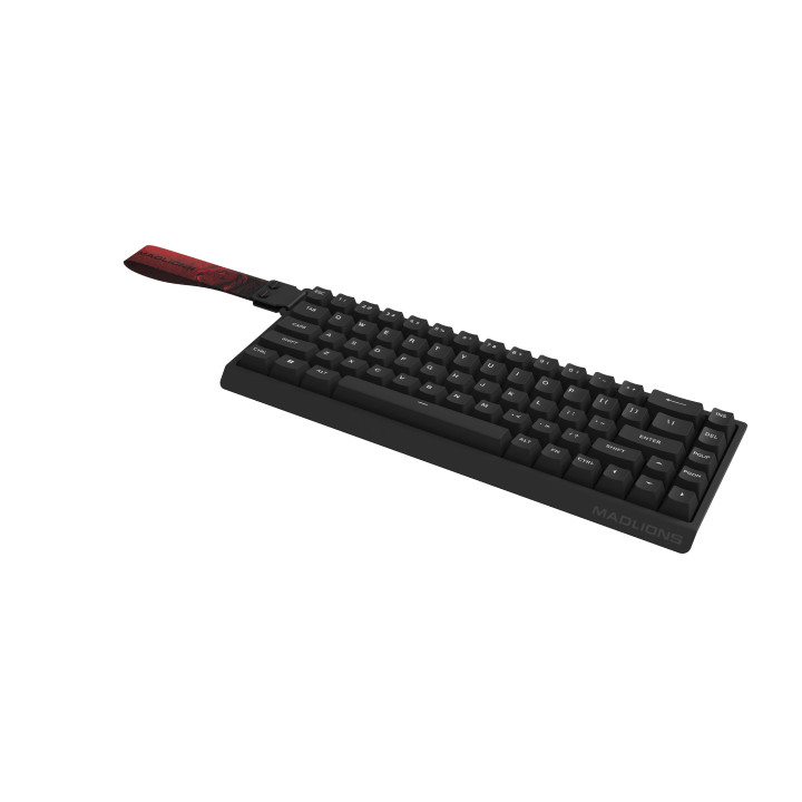 Професионална геймърска механична клавиатура Madlions MAD 68 HE RGB, 1K, Magnetic Amber Pro Switches, Black - MAD-68-HE-RGB-BK