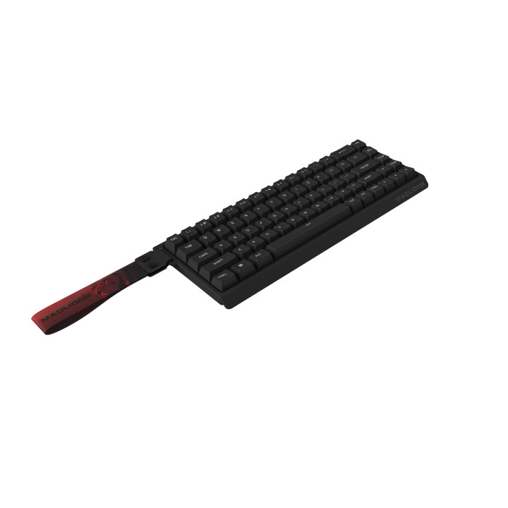 Професионална геймърска механична клавиатура Madlions MAD 68 HE RGB, 1K, Magnetic Amber Pro Switches, Black - MAD-68-HE-RGB-BK