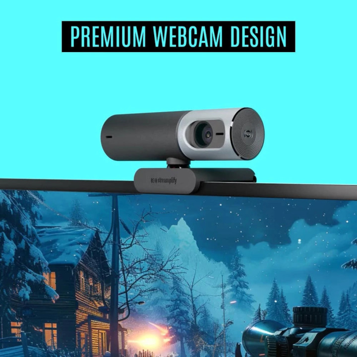 Web камера Streamplify Streaming Web Camera CAM PRO, 4K@30FPS/1080p@60FPS, 8.5MP - SPCW-CP4K811.11