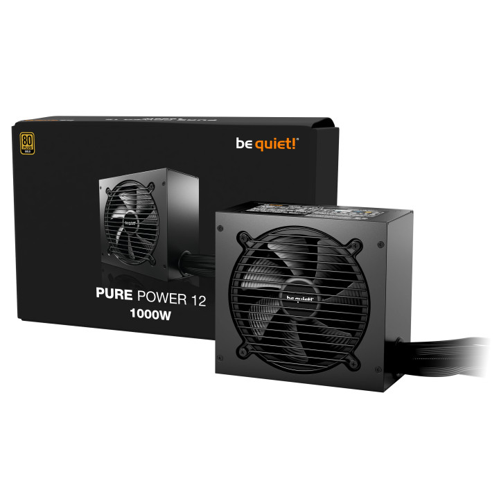 Захранване be quiet! PURE POWER 12 1000W, PSU ATX 3.1 - BP005EU