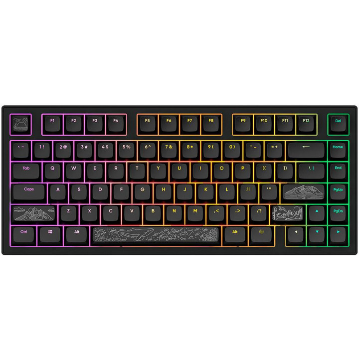 Геймърскa механична клавиатура Dark Project ALU81A Terra Nostra Black RGB - DPKB_NOSTRA_81_ANSI_BLACK