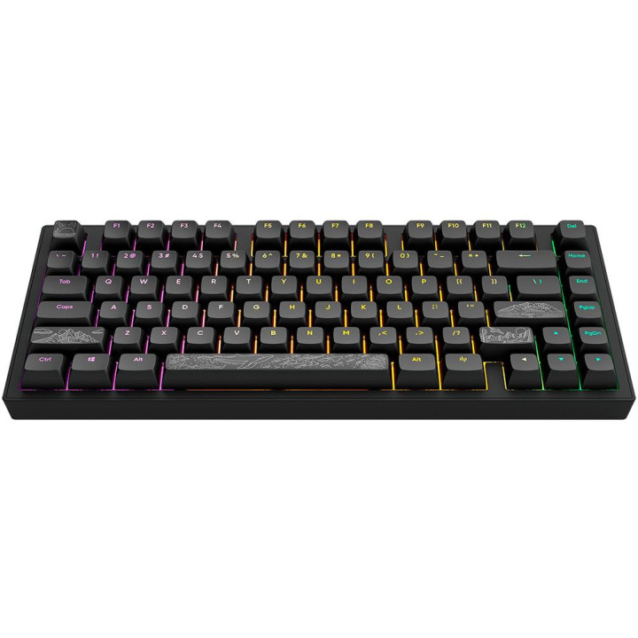 Геймърскa механична клавиатура Dark Project ALU81A Terra Nostra Black RGB - DPKB_NOSTRA_81_ANSI_BLACK