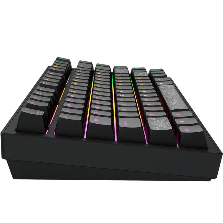 Геймърскa механична клавиатура Dark Project ALU81A Terra Nostra Black RGB - DPKB_NOSTRA_81_ANSI_BLACK