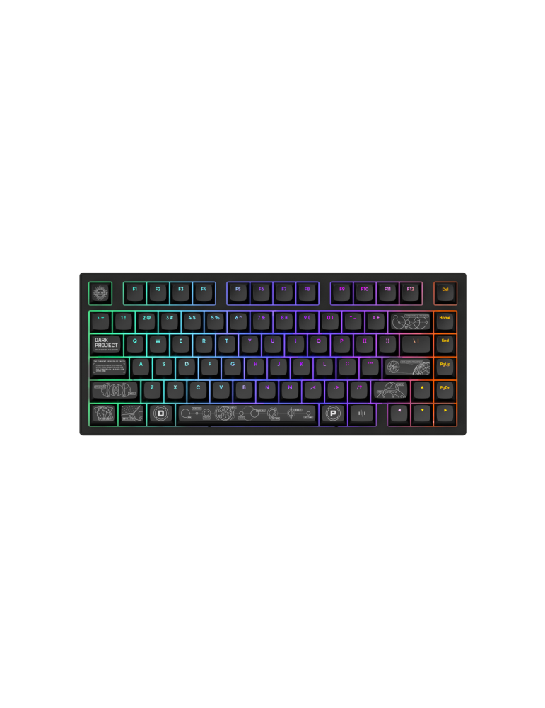 Геймърска клавиатура Геймърскa безжична клавиатура Dark Project ALU81A Terra Nova Black RGB - DPKB_NOVA_81_ANSI_BLACK