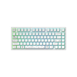 Геймърска клавиатура Геймърскa безжична клавиатура Dark Project ALU81A Terra Nova White RGB - DPKB_NOVA_81_ANSI_WHITE