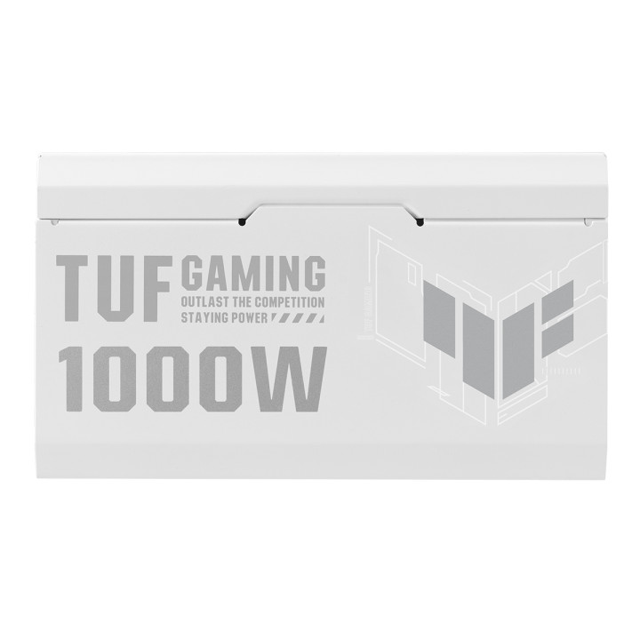 Модулно захранване Asus TUF Gaming White 1000W, 80  Gold PCIe 5.0 - 90YE00S5-B0NA00
