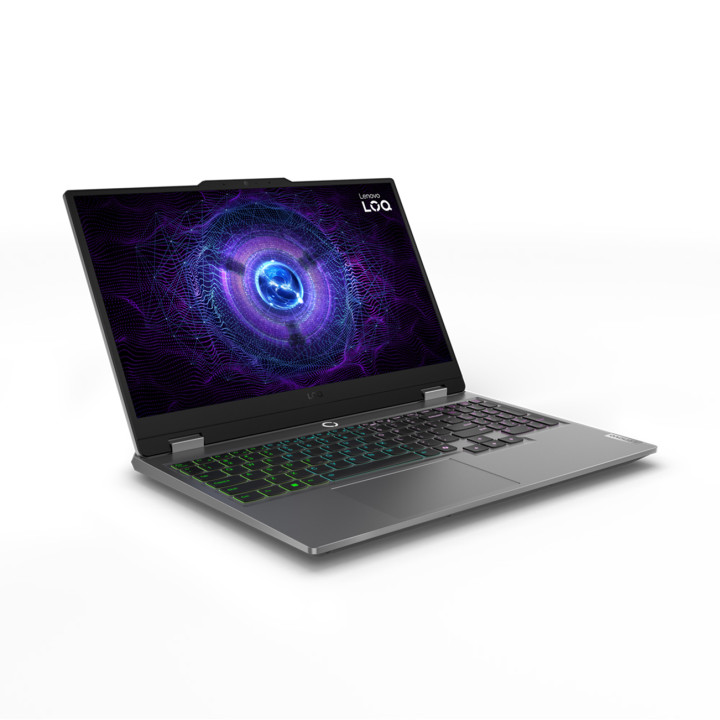 Лаптоп Lenovo LOQ 15IAX9, Intel Core i5-12600HX, 15.6" FHD IPS 300nits Anti-glare, 100% sRGB, 144Hz, G-SYNC, 24GB RAM, 512GB SSD, NVIDIA GeForce RTX 3050 6GB GDDR6 - 83GS00LTBM