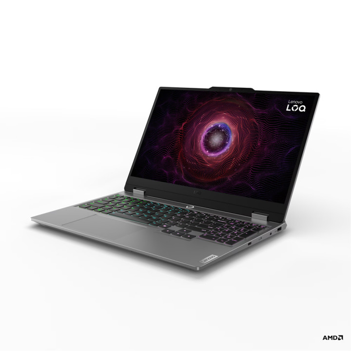 Лаптоп Lenovo LOQ 15ARP9, AMD Ryzen 7 7435HS , 15.6" FHD IPS 300nits Anti-glare, 100% sRGB, 144Hz, G-SYNC, 24GB RAM, 512GB SSD, NVIDIA GeForce RTX 4050 6GB GDDR6 - 83JC00CNBM