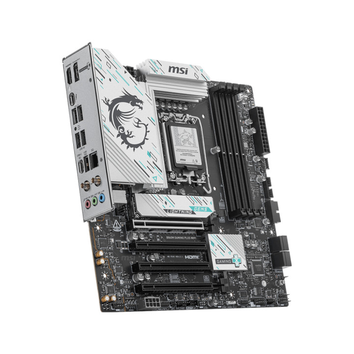 Дънна платка MSI B860M GAMING PLUS WIFI, LGA1851 - 911-7E42-003