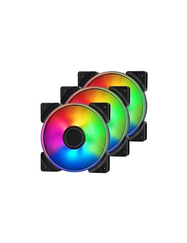 Комплект вентилатори Fractal Design 120mm Prisma AL-14 RGB PWM 3P - FD-FAN-PRI-AL14-PWM-3P