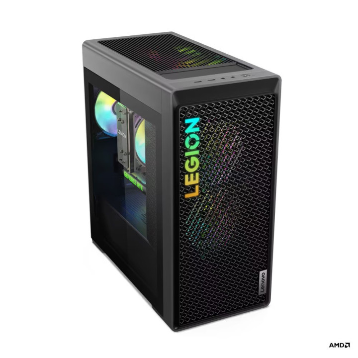 Геймърски компютър Lenovo Legion T5 26, AMD Ryzen 9 7900, NVIDIA GeForce RTX 4060 Ti 8GB GDDR6, 32GB RAM, 1TB SSD - 90UY0079RM