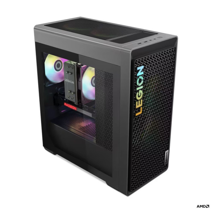 Геймърски компютър Lenovo Legion T5 26, AMD Ryzen 5 7600, NVIDIA GeForce RTX 4060 8GB GDDR6, 32GB RAM, 1TB SSD - 90UY0075RM