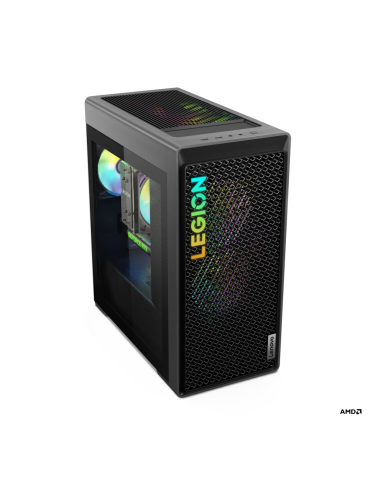 Геймърски компютър Lenovo Legion T5 26, AMD Ryzen 9 7900, NVIDIA GeForce RTX 4060 Ti 8GB GDDR6, 32GB((2x16GB) DDR5 RAM, 1TB SSD - 90UY00A1BH