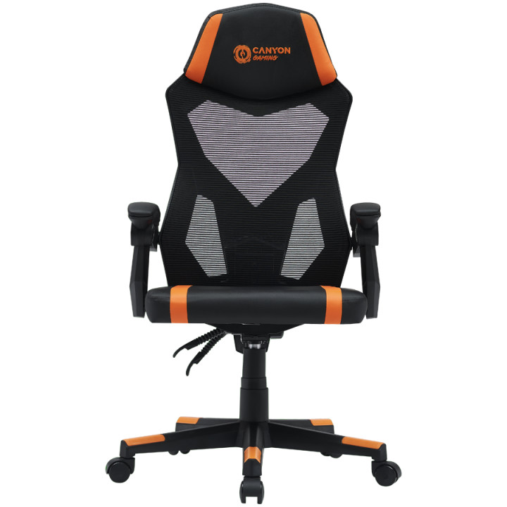 Геймърски стол Canyon Flow MCH01 Mesh, Black Orange - CNE-MCH01