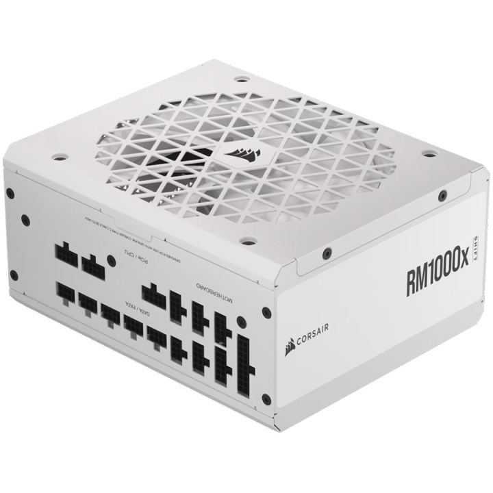 Модулно захранване Corsair RM1000x Shift White, 1000 Watt, 80 PLUS GOLD - CP-9020275-EU