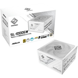 Модулно захранване Asrock SL-1000GW, 1000W, 80 Plus GOLD, ATX 3.1, White