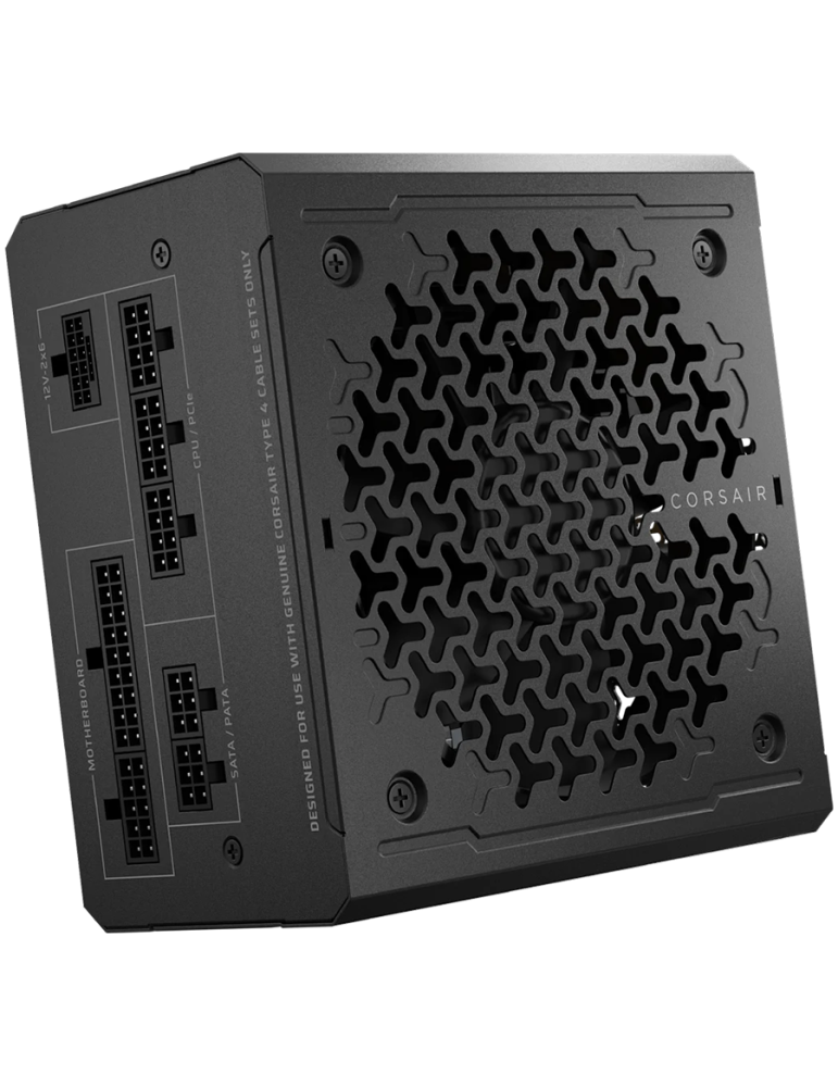 Модулно захранване Corsair RM850e, 850 Watt, ATX 3.1, PCIe 5.1, Cybenetics GOLD Certified - CP-9020296-EU