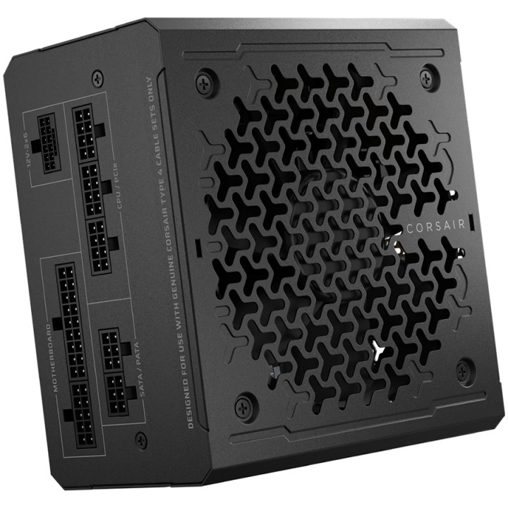 Модулно захранване Corsair RM750e, 750 Watt, ATX 3.1, PCIe 5.1, Cybenetics GOLD Certified - CP-9020295-EU