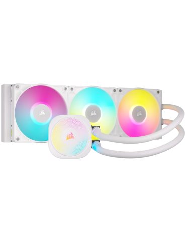 Водно охлаждане за процесор Corsair iCUE LINK TITAN 360 RX RGB White AIO, 360mm Radiator - CW-9061021-WW
