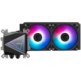 Водно охлаждане за процесор MSI MAG CORELIQUID I240 2x 120mm ARGB Fans, LGA1851/AM5