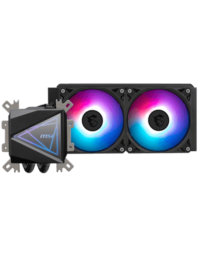 Водно охлаждане за процесор MSI MAG CORELIQUID I240 2x 120mm ARGB Fans, LGA1851/AM5