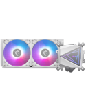 Водно охлаждане за процесор MSI MAG CORELIQUID I240 WHITE 2x 120mm ARGB Fans, LGA1851/AM5