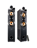 Мултимедийни колони F&D T-70X, 2.0 Floor Standing, BT 5.0, 80Wx2(RMS), LED display, дистанционно управление, Karaoke функция